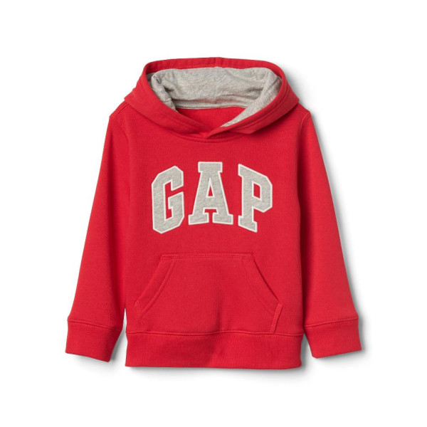 GAP - Baby mikina GAP logo - Červená