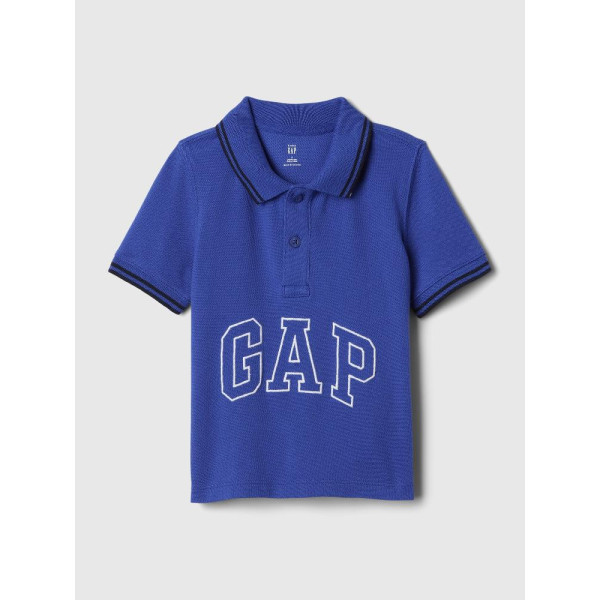 GAP - Baby polo tričko s logem - Tmavě modrá