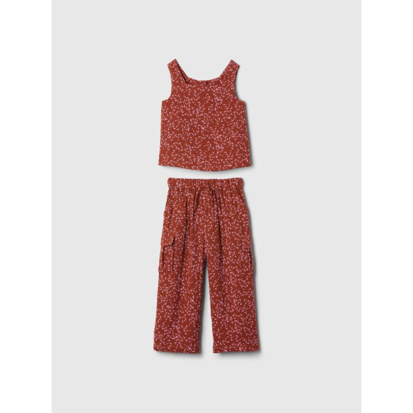 GAP - Baby mušelínový cargo set - Hnědá