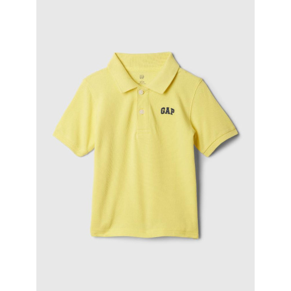 GAP - Baby polo tričko pigue - Žlutá