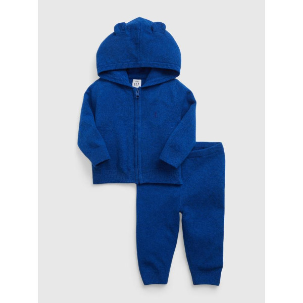 GAP - Baby pletený outfit set - Tmavě modrá