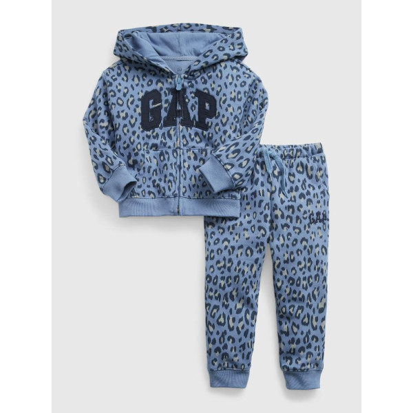 GAP - Baby tepláková souprava fleece - Modrá