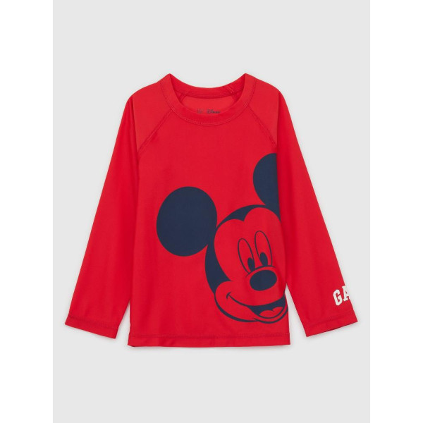 GAP - Baby plavecké tričko GAP & Disney - Červená