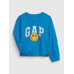 GAP - Baby tričko GAP × SmileyWorld® - Modrá