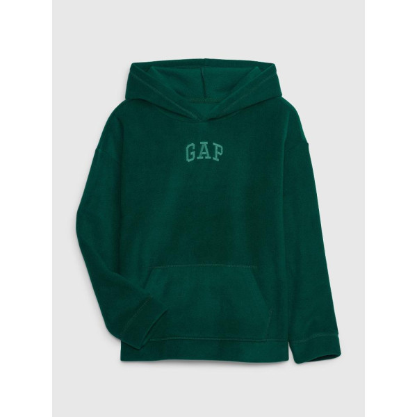 GAP - Dětská fleece mikina - Zelená