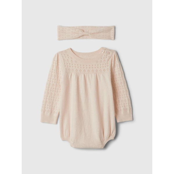 GAP - Baby set body a čelenky - Růžová