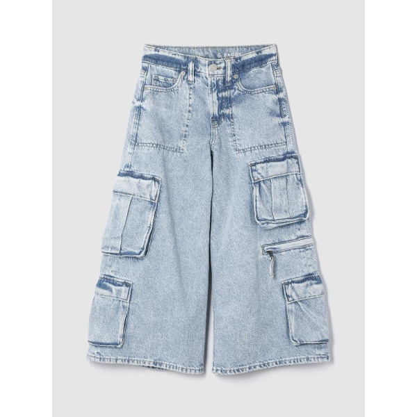 GAP - Dětské cargo baggy džíny Mid Rise