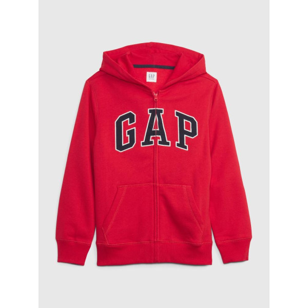 GAP - Dětská mikina na zip GAP - Červená