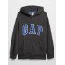 GAP - Dětská mikina GAP logo zip - Šedá