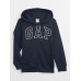 GAP - Dětská mikina GAP logo zip - Tmavě modrá