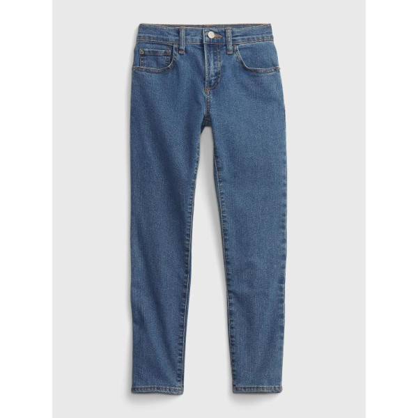 GAP - Dětské džíny skinny high stretch - Modrá