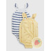 GAP - Baby body z organické bavlny, 2 ks - Barevná