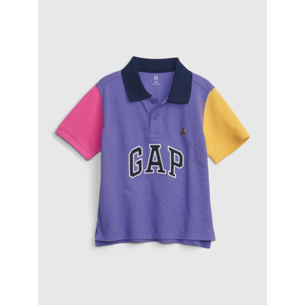 GAP - Baby polo tričko s logem - Fialová