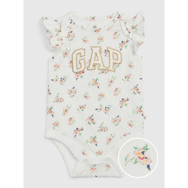 GAP - Baby body s logem - Bílá