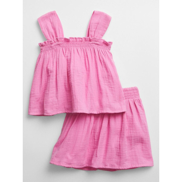 GAP - Baby mušelínový set - Růžová