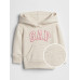 GAP - Baby mikina fleece logo - Béžová