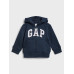 GAP - Baby mikina GAP logo zip - Tmavě modrá