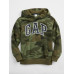 GAP - Dětská mikina GAP logo camo - Zelená