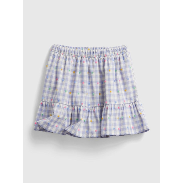 GAP - Baby sukně gingham - Modrá