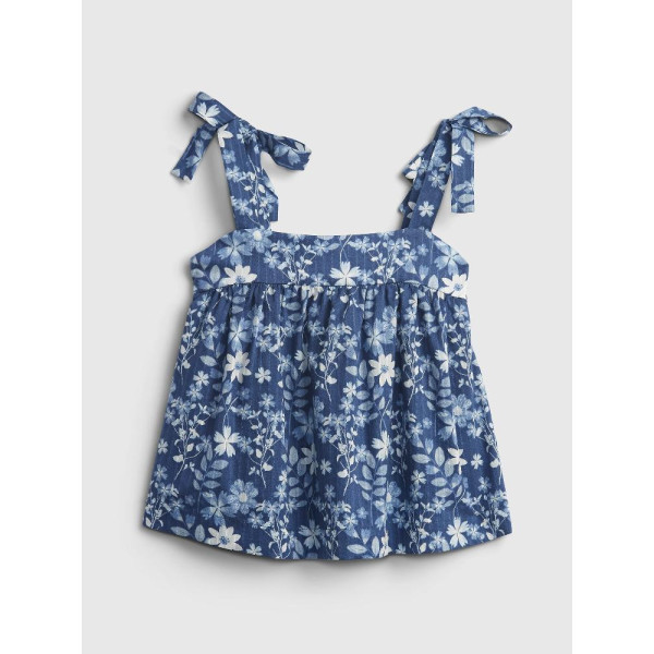 GAP - Baby top floral - Modrá