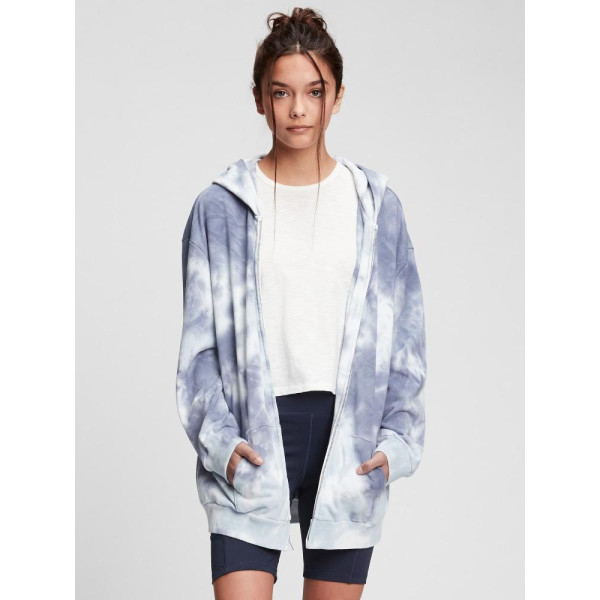 GAP - Teen mikina oversize tunic - Modrá