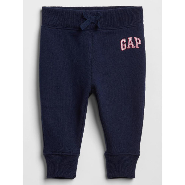 GAP - Baby tepláky fleece GAP logo - Tmavě modrá