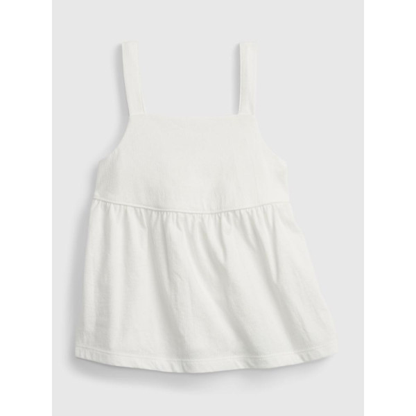 GAP - Baby top peplum - Bílá