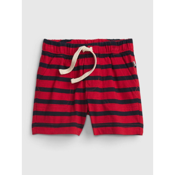 GAP - Baby kraťasy stripe - Červená