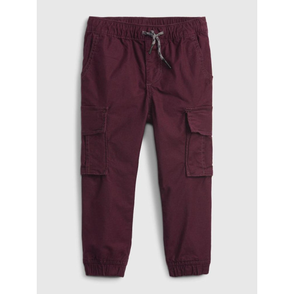 GAP - Baby cargo kalhoty joggers - Fialová