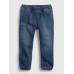 GAP - Baby džíny joggers - Modrá