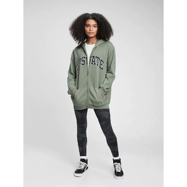 GAP - Teen mikina oversize - Zelená