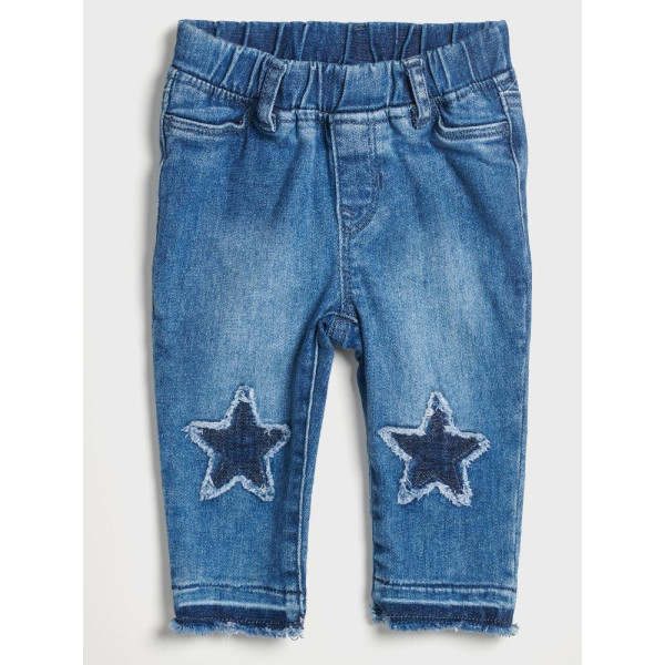 GAP - Baby džíny jeggings - Modrá