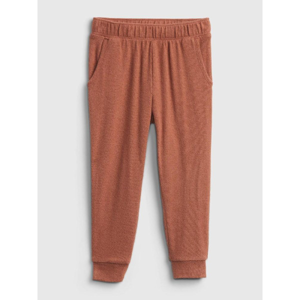 GAP - Baby kalhoty joggers - Hnědá