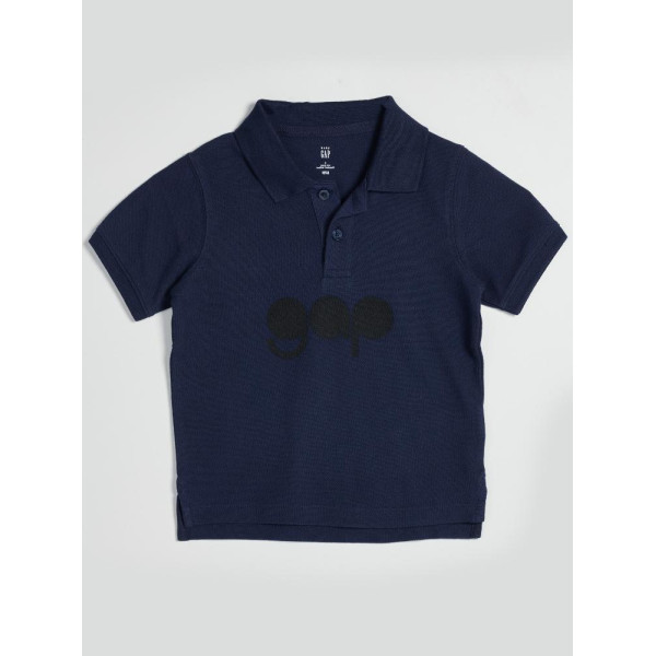 GAP - Baby polo tričko GAP - Tmavě modrá