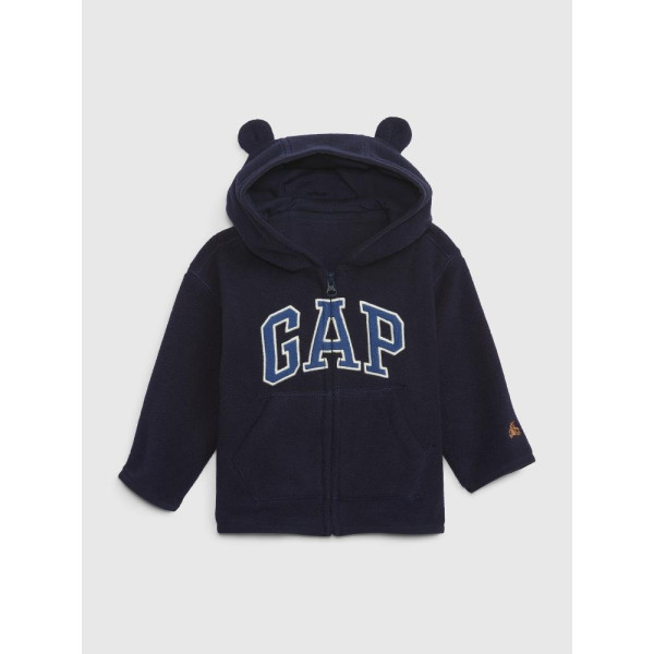 GAP - Baby fleece mikina - Tmavě modrá