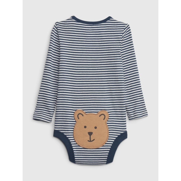 GAP - Baby pruhované body Unisex - Modrá