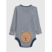 GAP - Baby pruhované body Unisex - Modrá