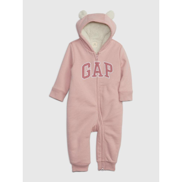 GAP - Baby zateplený overal - Růžová