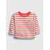 GAP - Baby tričko stripe - Červená