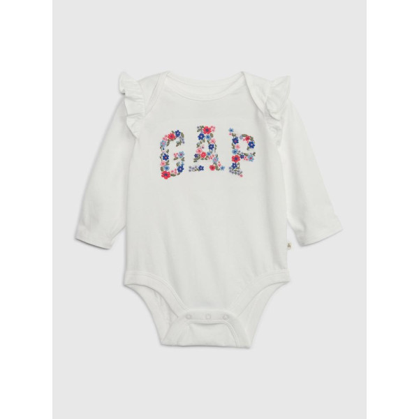 GAP - Baby body s logem - Bílá