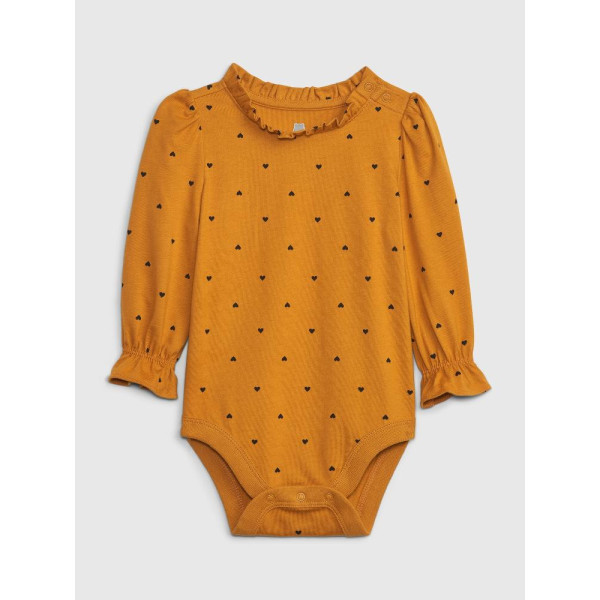 GAP - Baby vzorované body - Žlutá