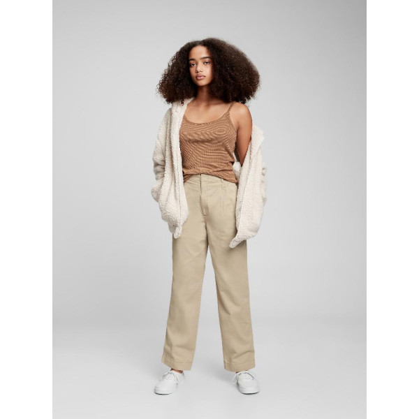 GAP - Teen kalhoty chinos khaki - Béžová