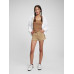 GAP - Teen kraťasy high rise khaki - Béžová