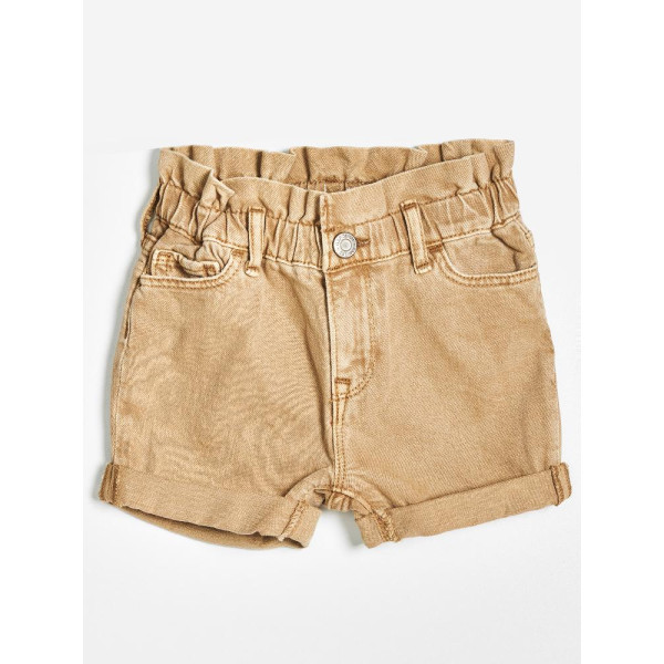 GAP - Baby khaki kraťasy mom - Béžová