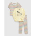 GAP - Baby set organic trička a legíny - Barevná