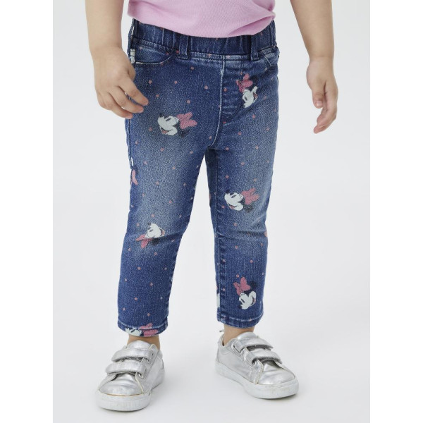 GAP - Baby džíny jeggings GAP & Disney - Modrá