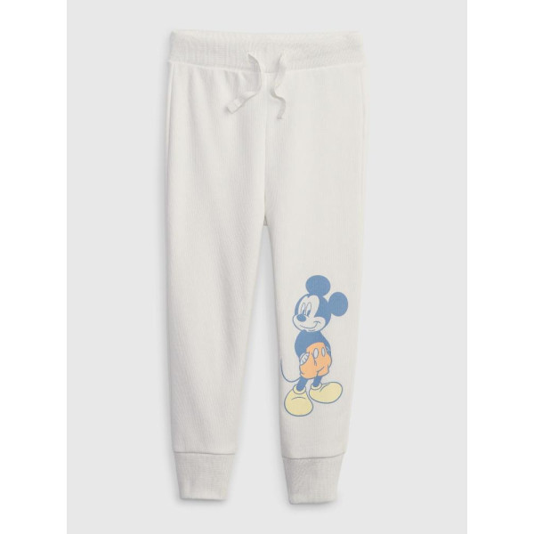 GAP - Baby tepláky GAP & Disney Mickey - Bílá