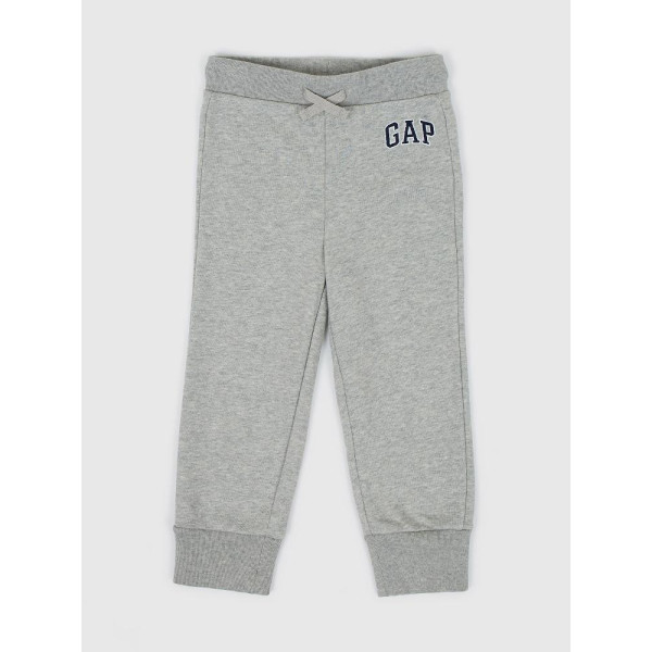 GAP - Baby tepláky boy logo - Šedá