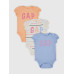 GAP - Baby body GAP, 3 ks - Barevná