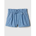 GAP - Baby chambray kraťasy - Modrá